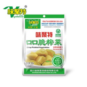 味聚特特级口口脆榨菜80g