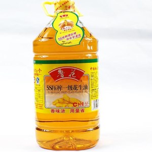 鲁花特香纯正花生油5L