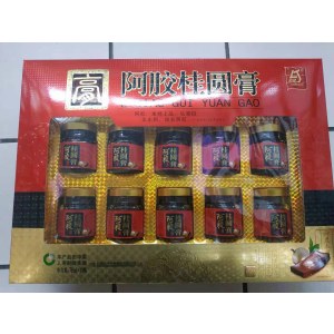 良健翻盖十全阿胶礼盒10*70ml