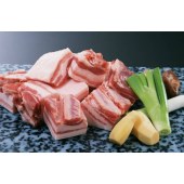 带皮五花肉块2.5*2.5*3cm（维）