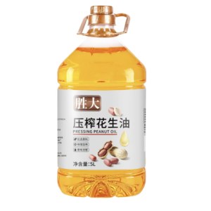 胜大压榨一级花生油5L